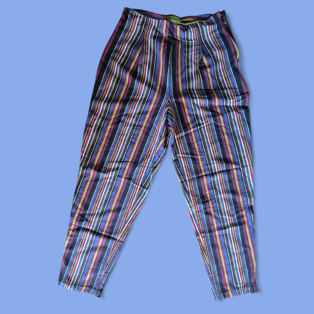 Vintage ESPRIT ankle Lenght Striped Pants 7/8